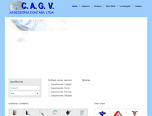 Tablet Screenshot of cagv.com.br